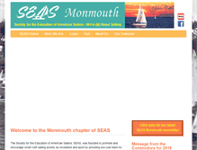 Tablet Screenshot of monmouth.sailseas.com